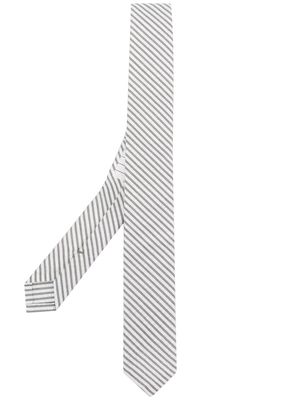 Thom Browne Classic Seersucker Tie - Grey