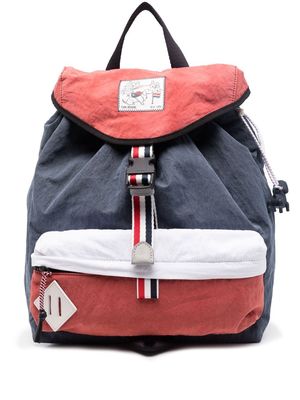 Thom Browne colour-block backpack - Blue