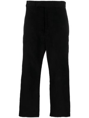 Thom Browne corduroy RWB-stripe trousers - Black