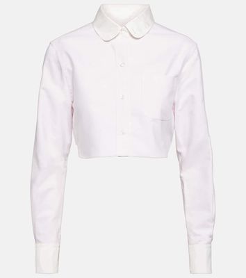 Thom Browne Cropped cotton shirt