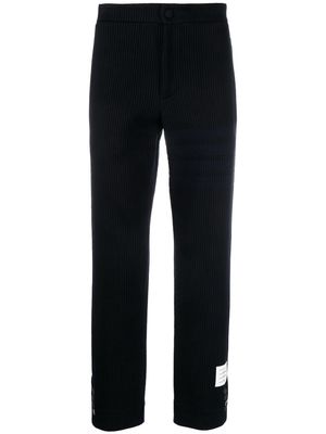 Thom Browne cropped pinstripe trousers - Blue
