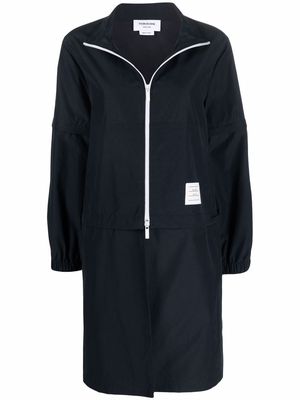 Thom Browne detachable-panels parka - Blue
