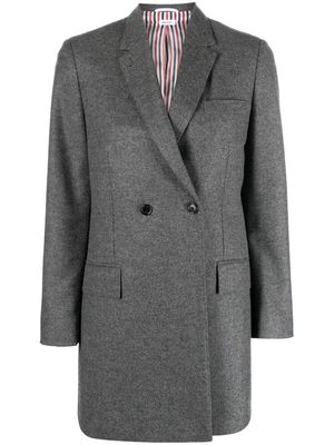 Thom Browne elongated double-breasted blazer - Grey
