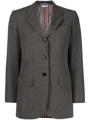 Thom Browne embossed buttons single-breasted blazer - Grey