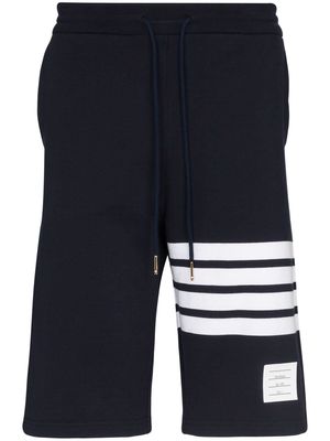 Thom Browne Engineered 4-Bar jersey track shorts - Blue