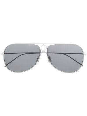 Thom Browne Eyewear pilot frame sunglasses - Grey