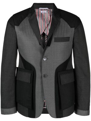 Thom Browne Fit 1 twill blazer - Grey