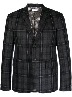 Thom Browne flannel single-breasted blazer - Grey