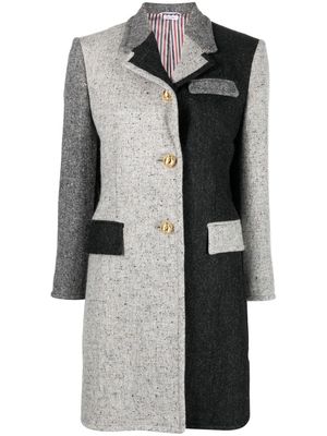 Thom Browne Funmix chesterfield coat - Grey