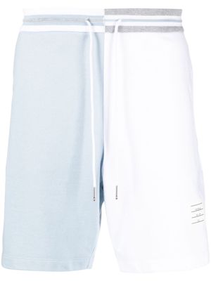 Thom Browne Funmix colour-block shorts - White