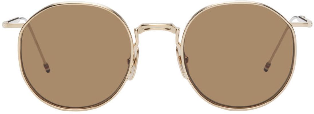 Thom Browne Gold TB125 Sunglasses