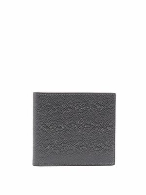 Thom Browne grained bi-fold wallet - 025 DARK GREY