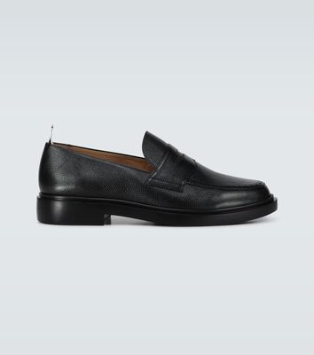 Thom Browne Grained leather penny loafers