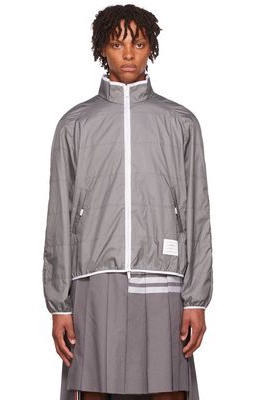 Thom Browne Gray Nylon Jacket