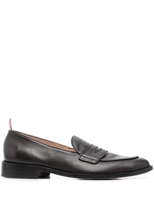 Thom Browne grosgrain-loop trim loafers