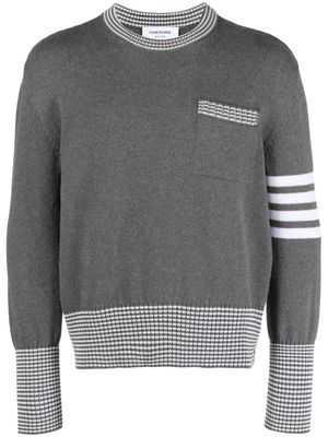 Thom Browne Hector crew-neck jumper - Grey