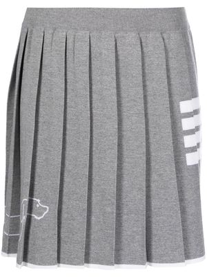 Thom Browne Hector Icon Pleated Mini skirt - Grey