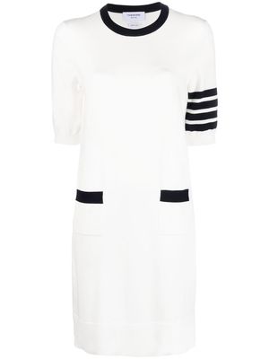 Thom Browne Hector-motif minidress - White