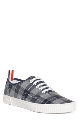 Thom Browne Heritage Tartan Wool Sneaker in Grey