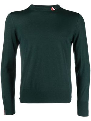 Thom Browne jersey knit crew-neck pullover - Green