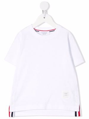 Thom Browne Kids cotton jersey crewneck T-shirt - White