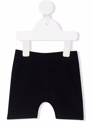 Thom Browne Kids knitted-style cashmere shorts - Blue