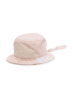 Thom Browne Kids stripe-print bucket hat - Pink
