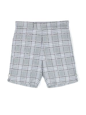 Thom Browne Kids tweed-print shorts - Grey
