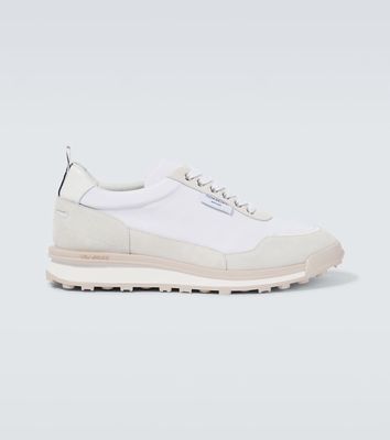 Thom Browne Leather-trimmed sneakers