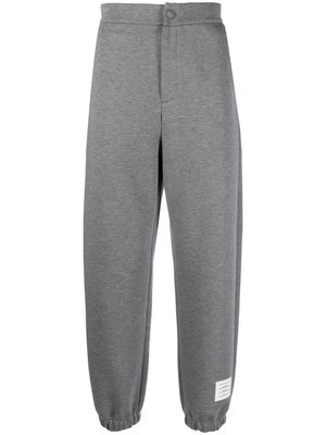 Thom Browne logo-patch track pants - Grey