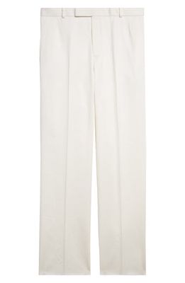 Thom Browne Low Rise Drop Crotch Backstrap Pants in White