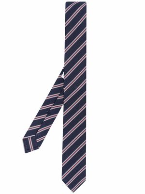 Thom Browne micro-stripe Classic tie - Blue
