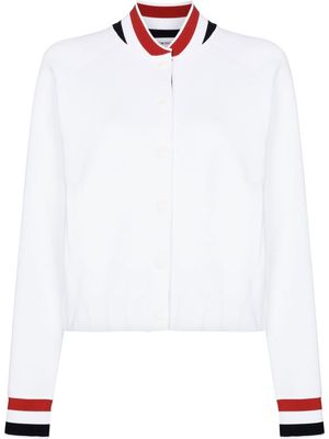 Thom Browne Milano Stitch bomber jacket - White