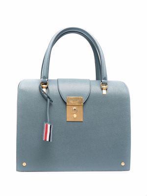 Thom Browne Mrs. Thom leather tote bag - Blue