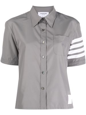 Thom Browne Open Request short-sleeve shirt - Grey