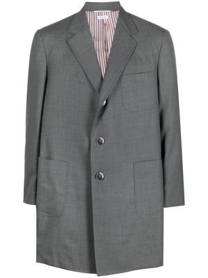 Thom Browne oversized single-breasted blazer - Grey