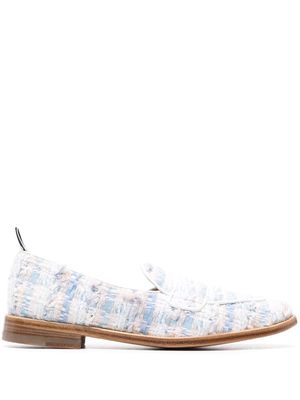 Thom Browne Penny checked loafers - Blue