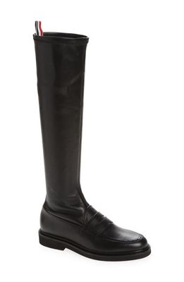 Thom Browne Penny Knee High Boot in Black