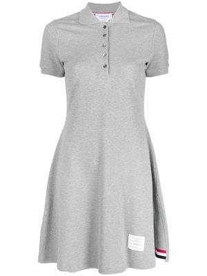 Thom Browne pique flared tennis dress - Grey