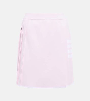 Thom Browne Pleated high-rise miniskirt