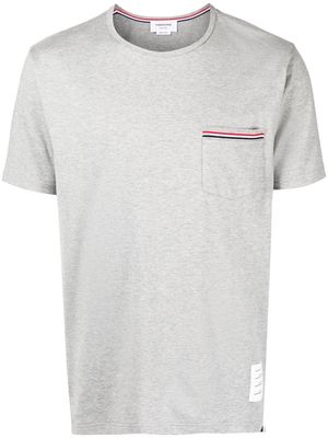 Thom Browne pocket cotton T-Shirt - Grey