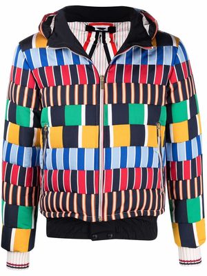 Thom Browne printed hooded jacket - Multicolour