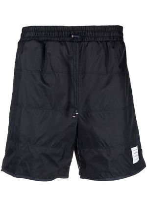 Thom Browne ripstop track shorts - Black