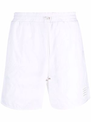Thom Browne ripstop track shorts - White