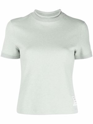 Thom Browne roll-neck short-sleeve T-shirt - Green