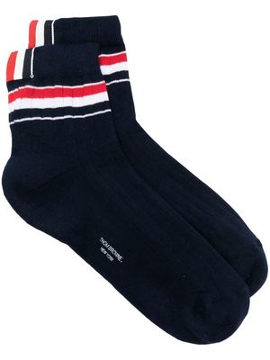 Thom Browne RWB ankle-length socks - Blue