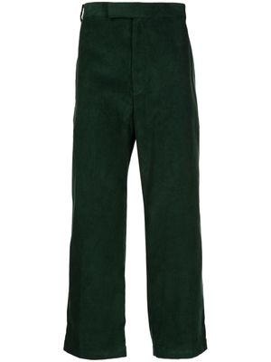 Thom Browne RWB-stripe corduroy trousers - Green