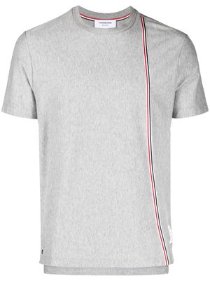 Thom Browne RWB stripe cotton T-shirt - Grey