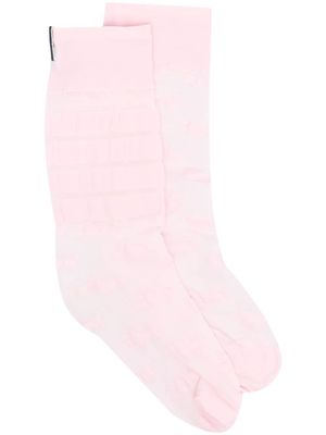 Thom Browne RWB-stripe socks - Pink