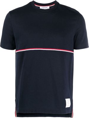 Thom Browne RWB stripe T-shirt - Blue